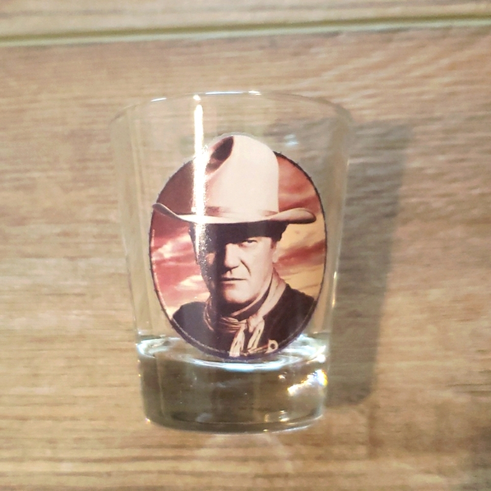 John Wayne Shot Glass